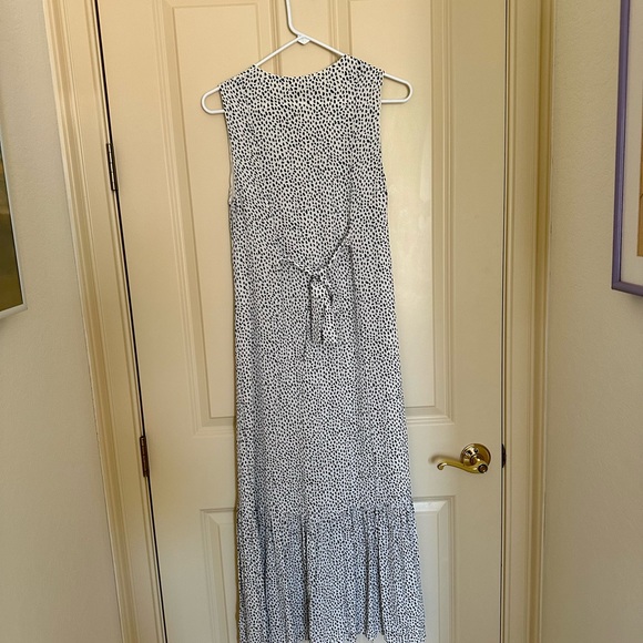 Massimo Dutti printed spots maxi dress - Picture 3 of 7